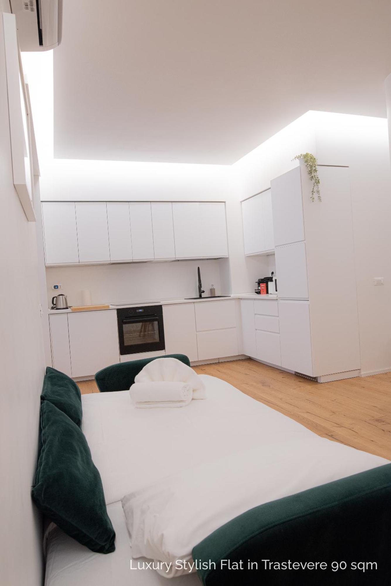 La Dolce Vita - Luxury Stylish Flats In Trastevere 70-90Sqm โรม ภายนอก รูปภาพ
