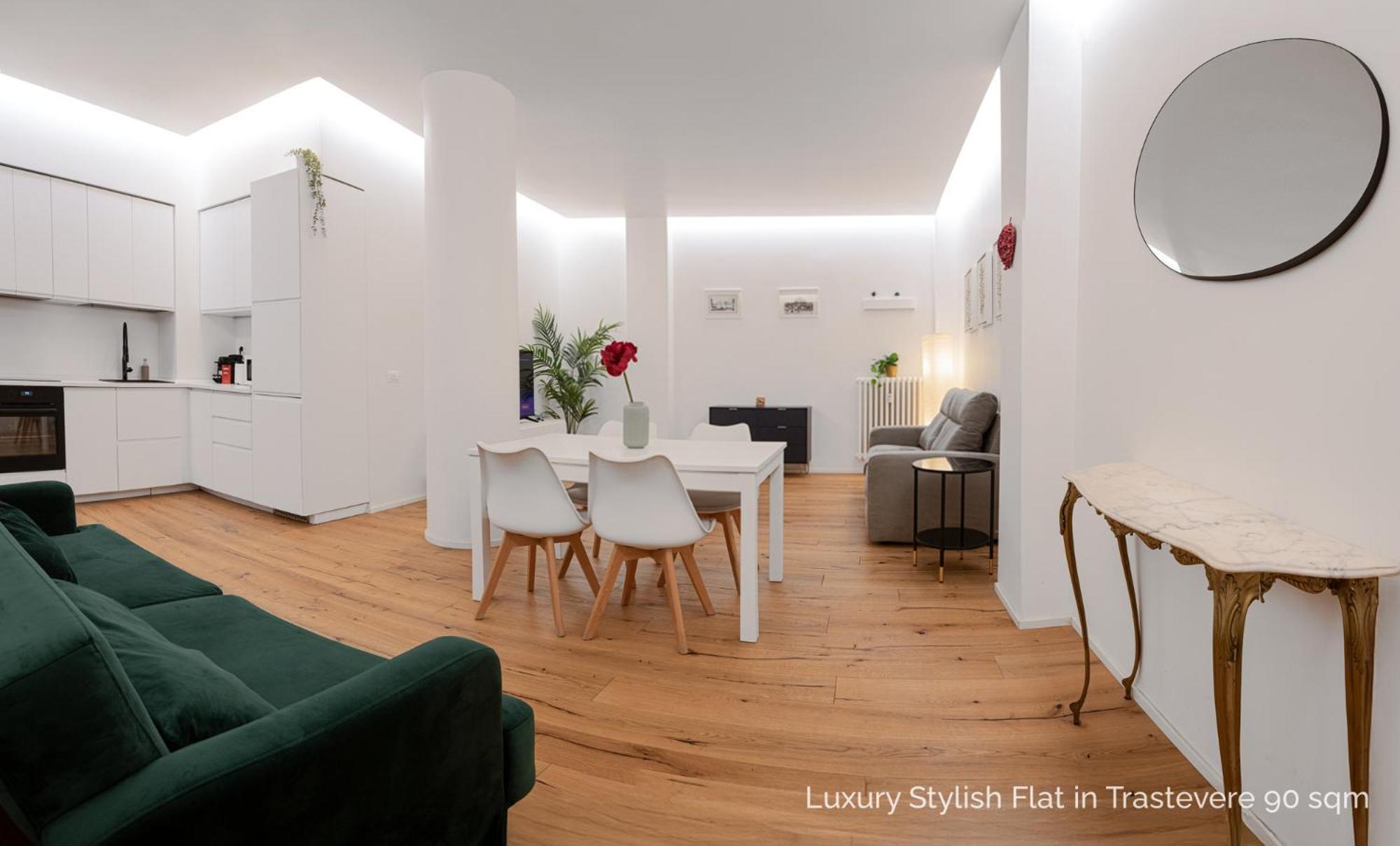La Dolce Vita - Luxury Stylish Flats In Trastevere 70-90Sqm โรม ภายนอก รูปภาพ
