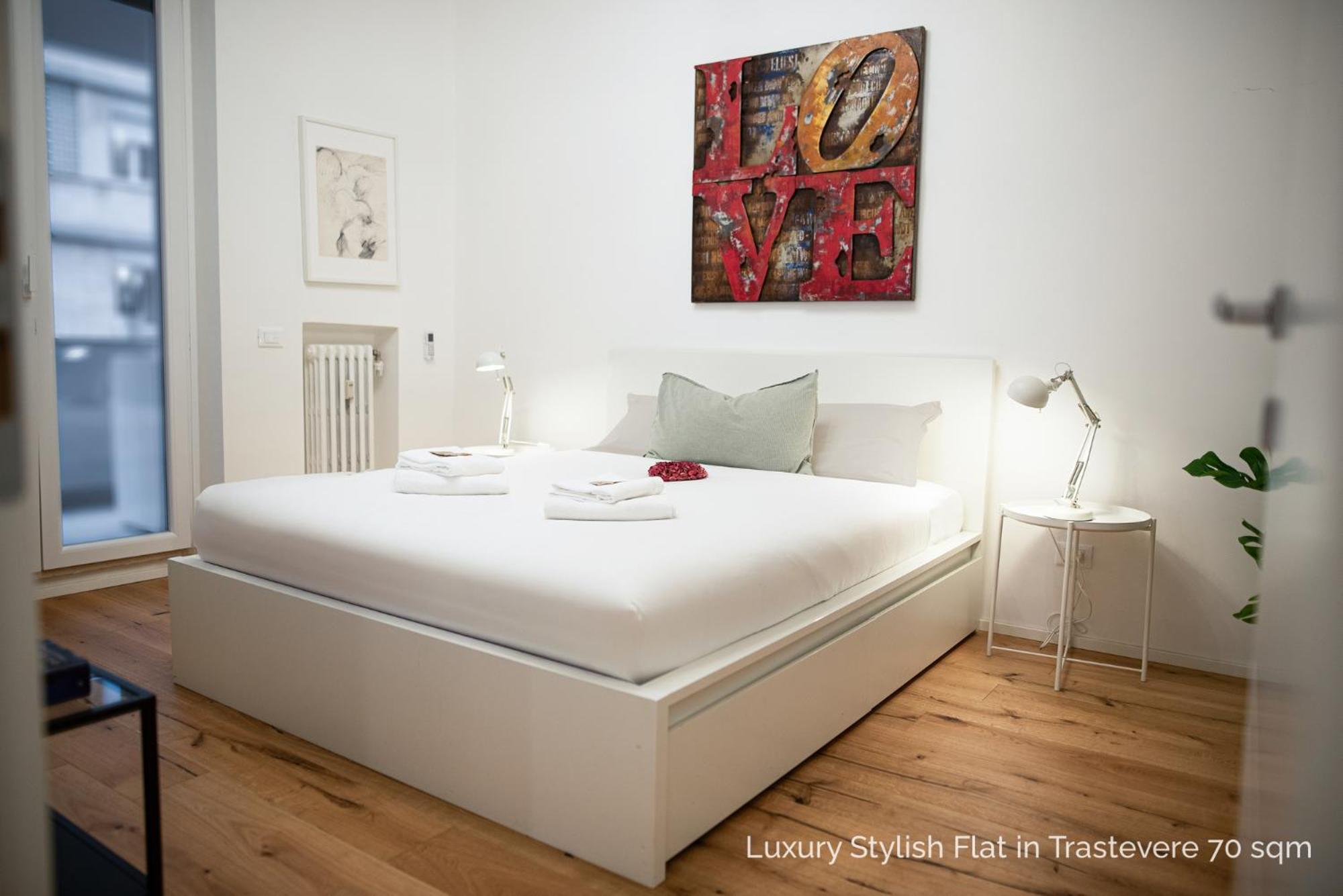 La Dolce Vita - Luxury Stylish Flats In Trastevere 70-90Sqm โรม ภายนอก รูปภาพ