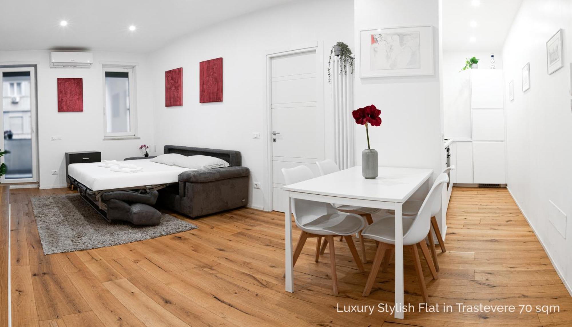 La Dolce Vita - Luxury Stylish Flats In Trastevere 70-90Sqm โรม ภายนอก รูปภาพ