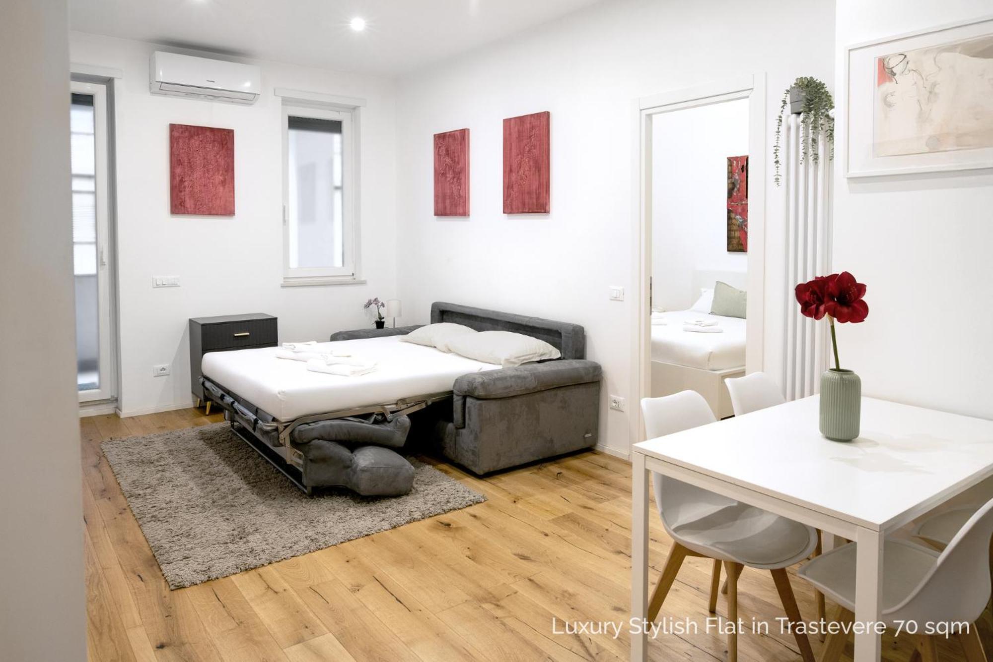 La Dolce Vita - Luxury Stylish Flats In Trastevere 70-90Sqm โรม ภายนอก รูปภาพ