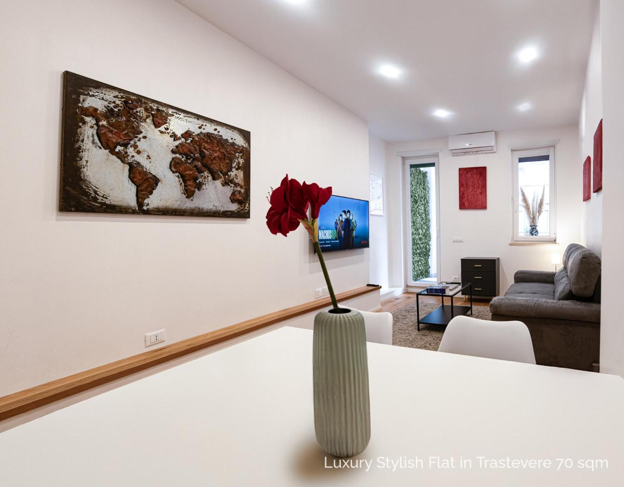 La Dolce Vita - Luxury Stylish Flats In Trastevere 70-90Sqm โรม ภายนอก รูปภาพ