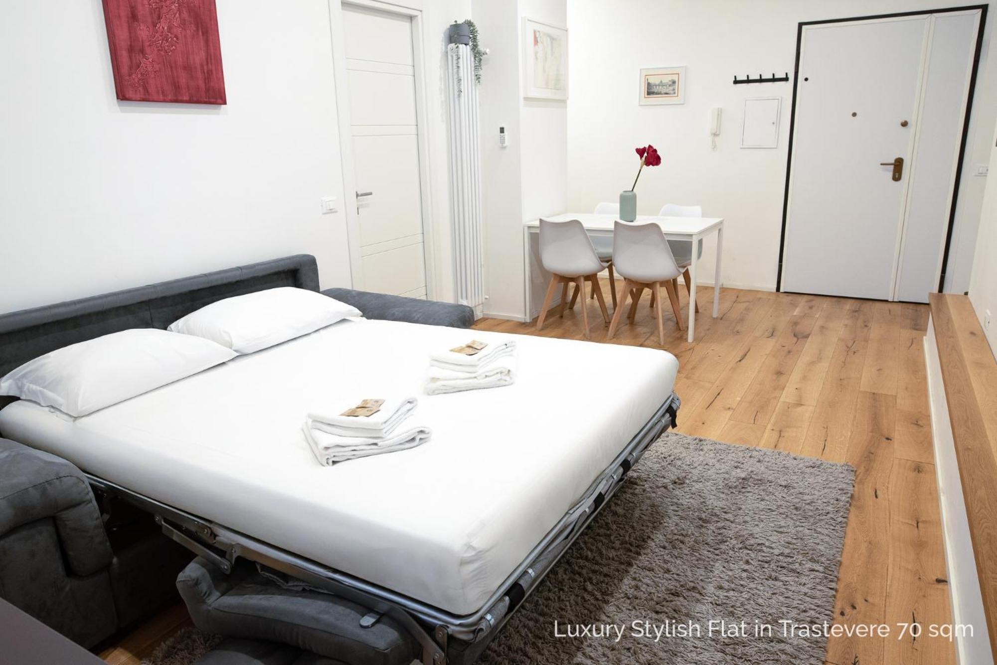 La Dolce Vita - Luxury Stylish Flats In Trastevere 70-90Sqm โรม ภายนอก รูปภาพ