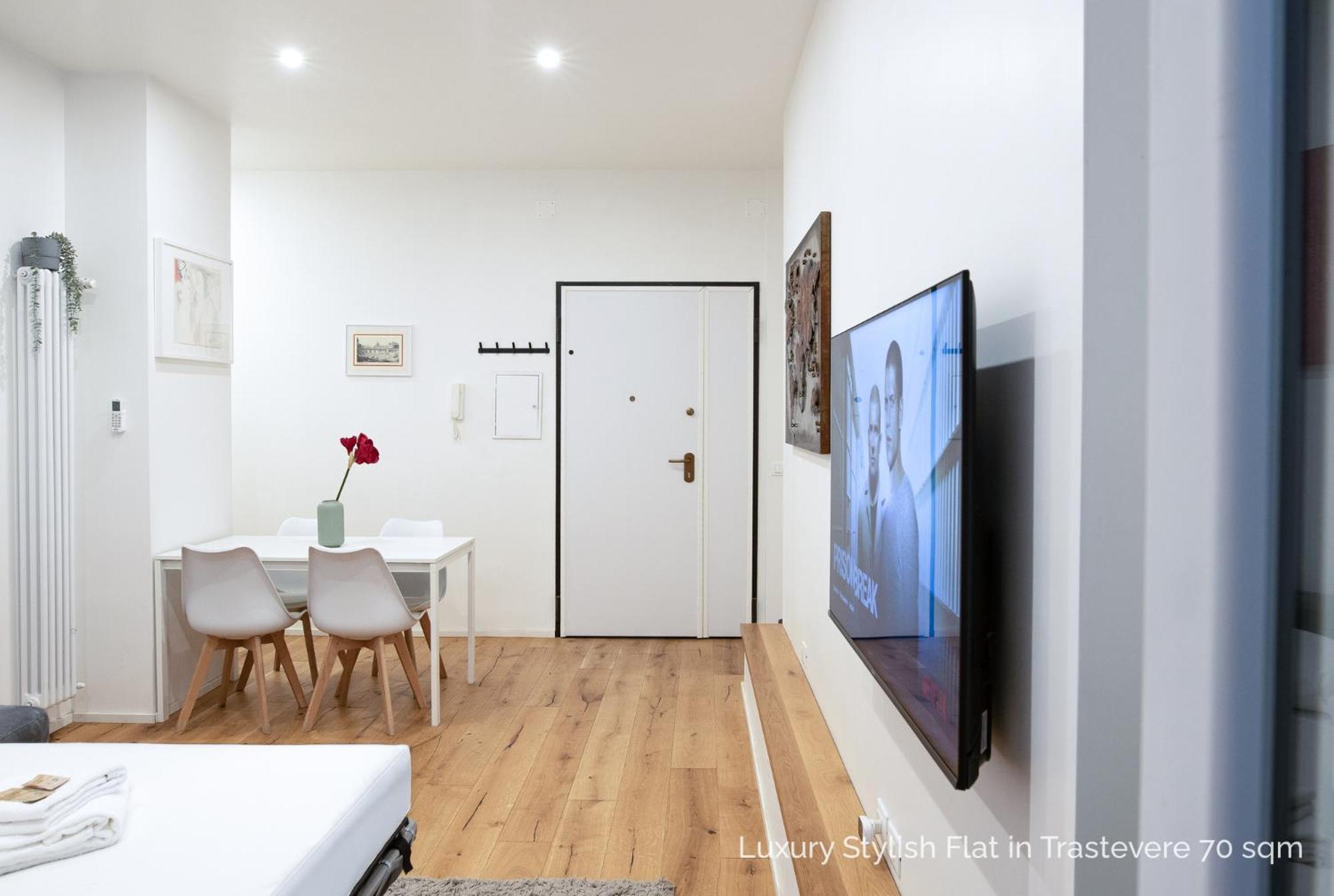 La Dolce Vita - Luxury Stylish Flats In Trastevere 70-90Sqm โรม ภายนอก รูปภาพ