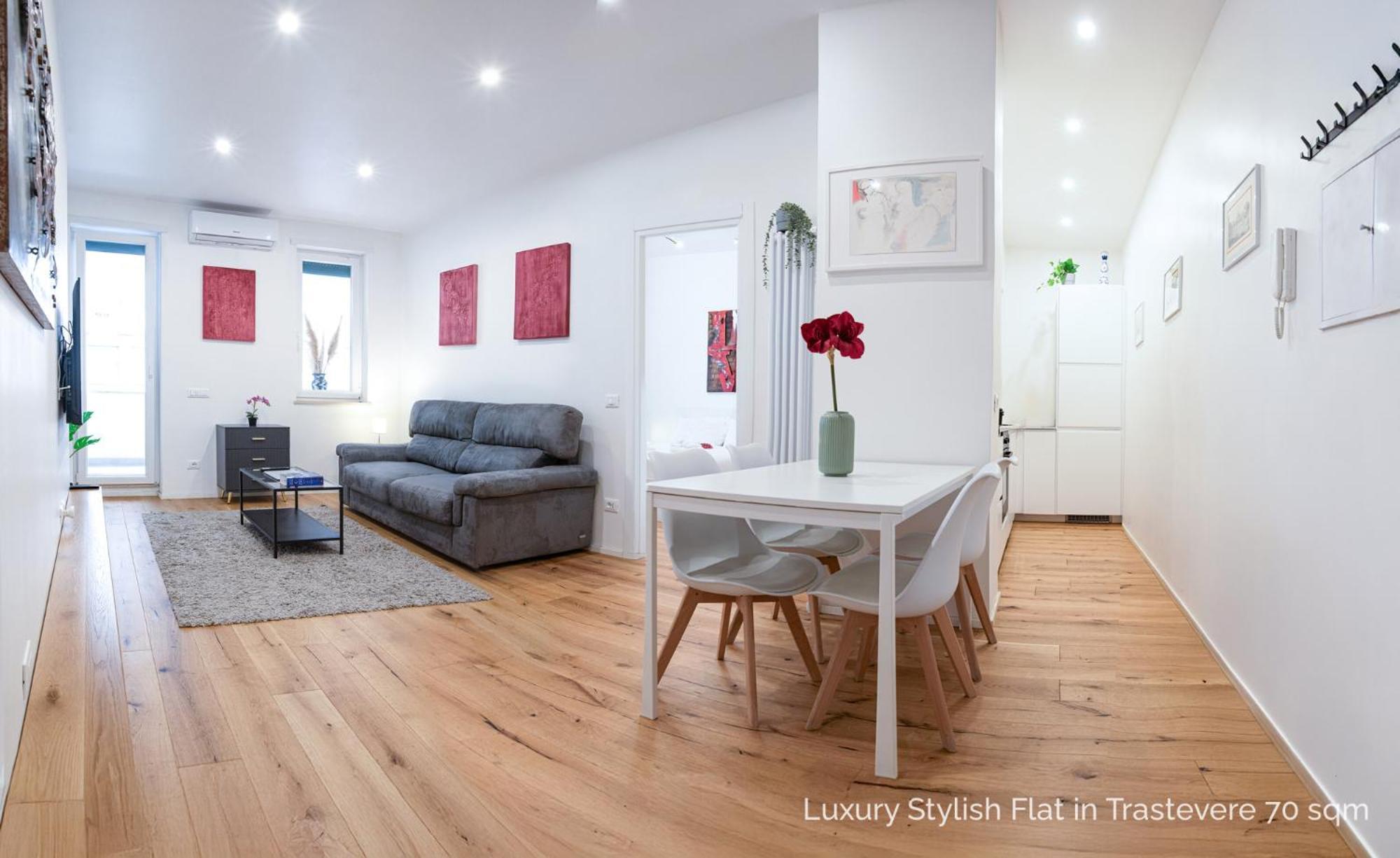 La Dolce Vita - Luxury Stylish Flats In Trastevere 70-90Sqm โรม ภายนอก รูปภาพ